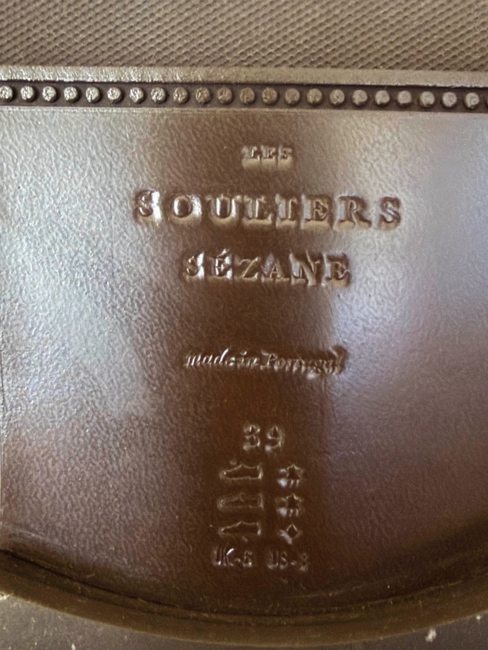 Sezane JOEY LOAFERS Glossy Chocolate Size 8 NWOB - Picture 5 of 11